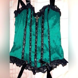 Dolls Kill / Widow Elegant Gothic Corset LARGE